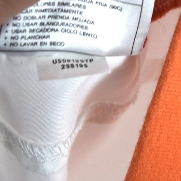 Nike White Orange Longline Y2K Vibe Shorts Women’s M Streetwear - Picture 7 of 10